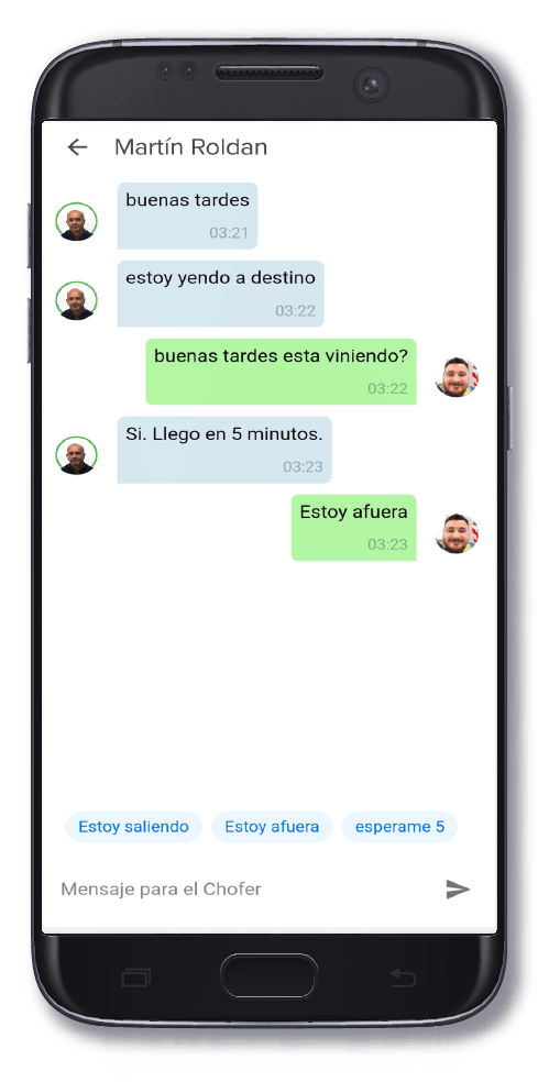App chofer Taxiar: 3. ¡En camino!