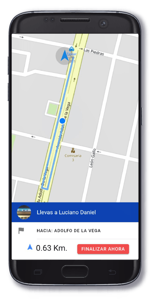 App chofer Taxiar: 4. ¡En viaje!