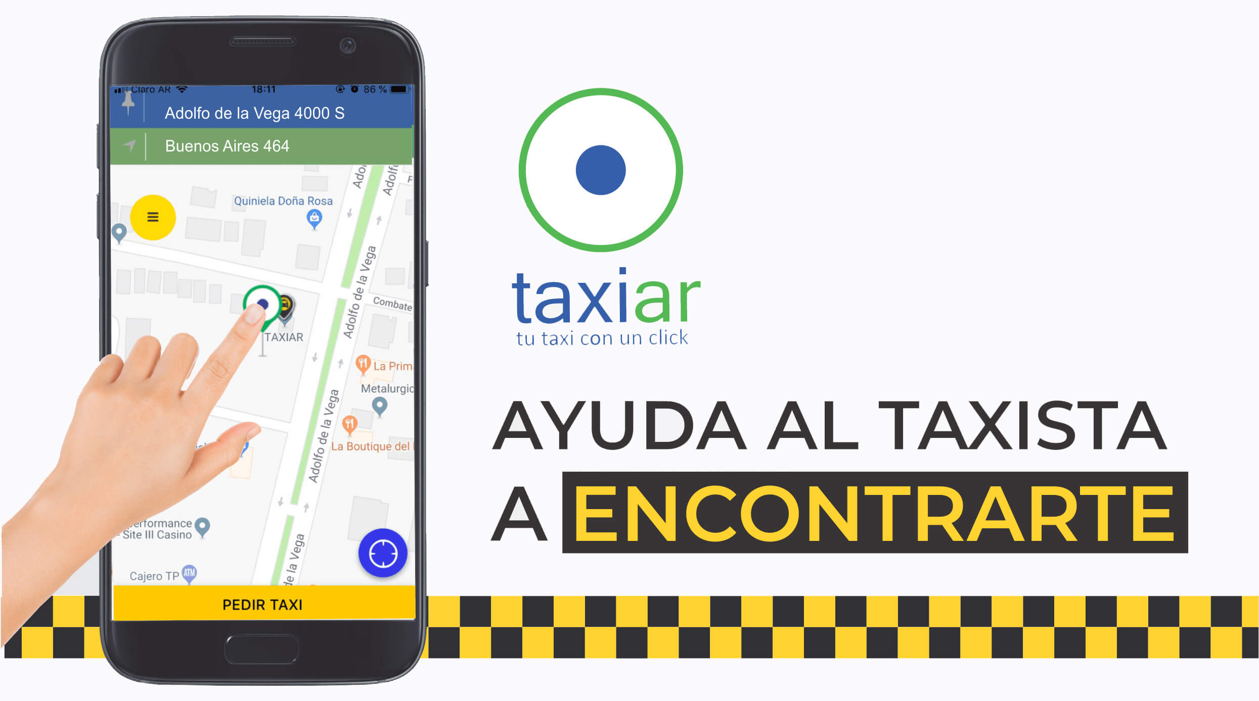 Asistencia en la app de Taxiar